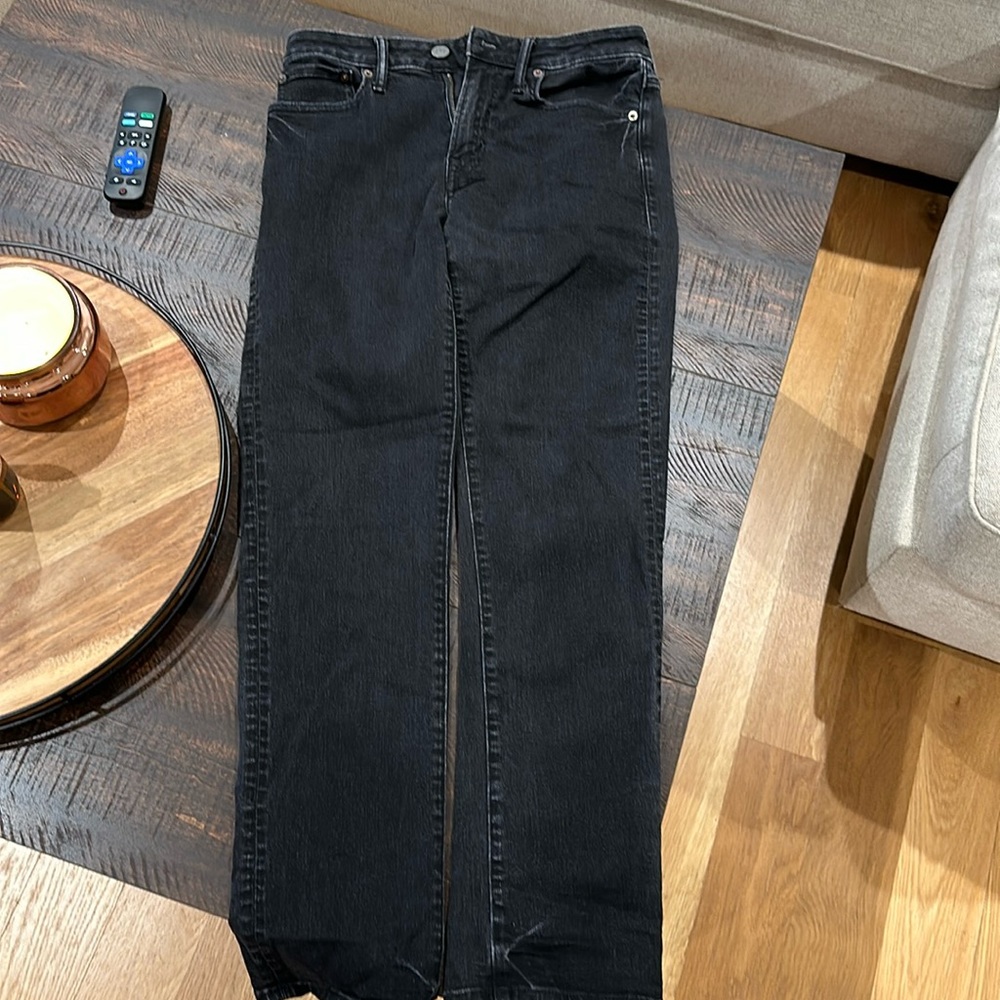 Men’s American eagle black slim fit jeans, 28Wx30L